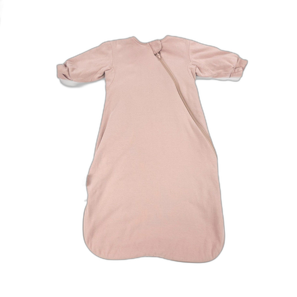 KAIYA Baby Organic Cotton Wool Long Sleeve Sleep Sack 2.5 TOG Dusty Pink 6-18m